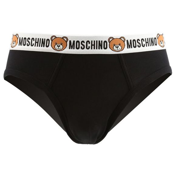 Moschino White Cotton Briefs main image 1